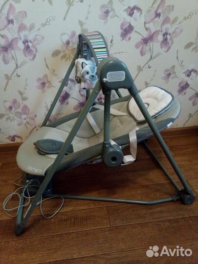 Детские электронные качели lionelo