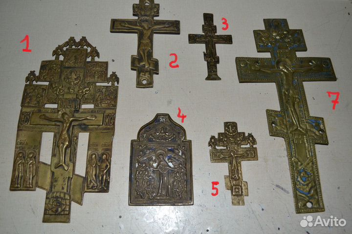 Икона, литьё-Распятия