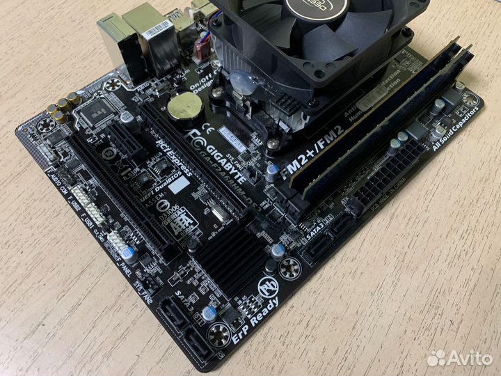 Сборка: ga-F2a68hm-ds2+AMD A8-7600+8gb DDR3