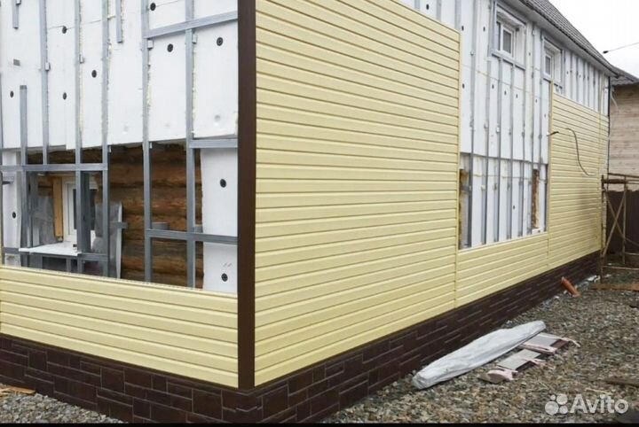 Фасад дома из сайдинга