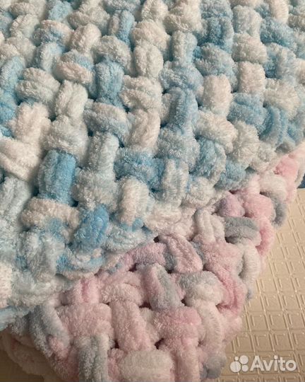 Плед вязаный