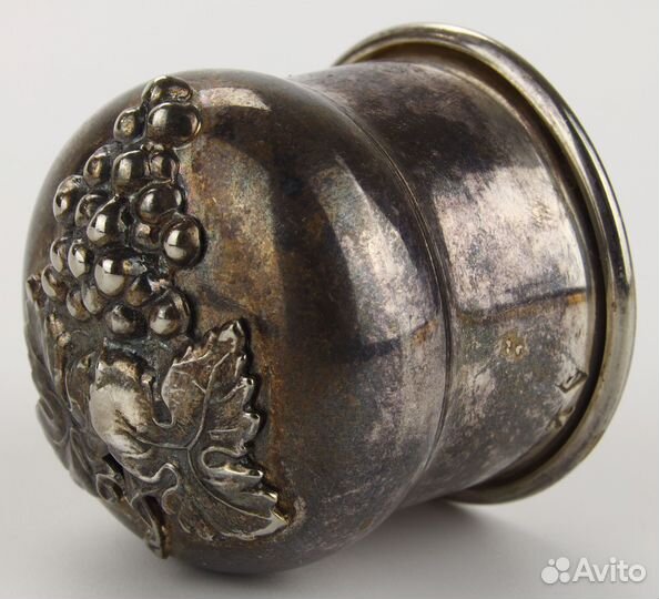 Пробка для вина. Серебро Европа. Середина хх века