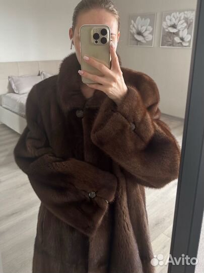Новая норковая шуба 56 размер