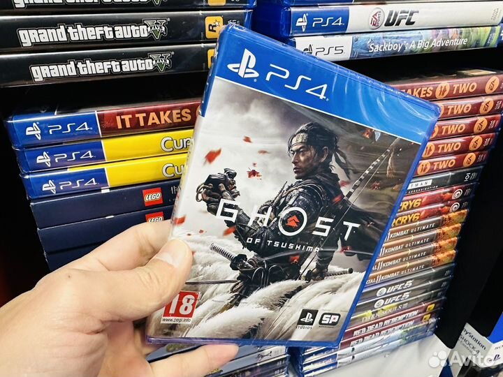 Ghost of tsushima ps4 диск новый