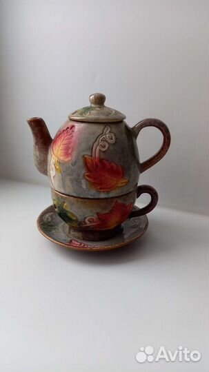 Заварочный чайник с чашкой