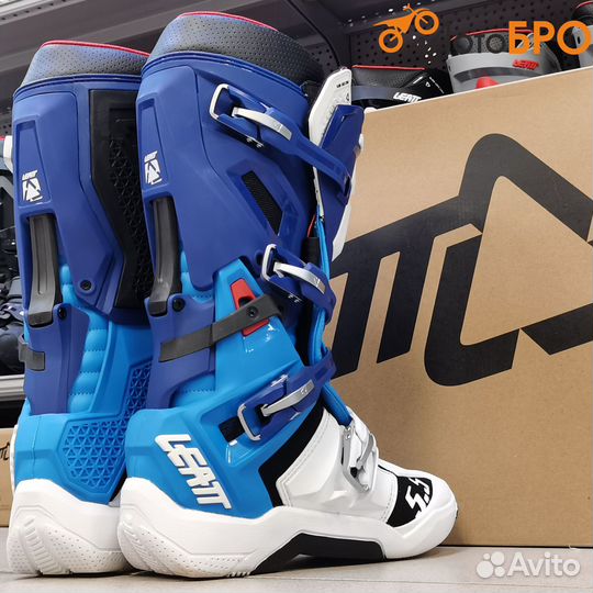 Мотоботы эндуро Leatt 5.5 синие / белые