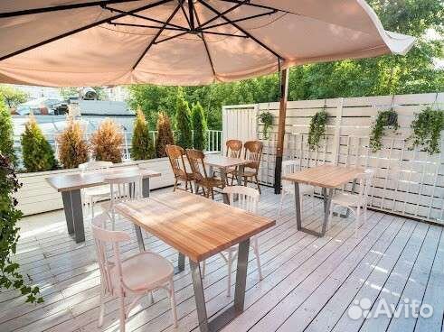 Зонты для кафе и ресторана на боковой опоре