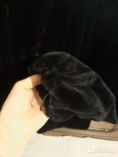 Шуба норковая с капюшоном 44 46