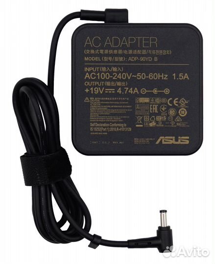 Блок питания для ноутбука Asus 5.5x2.5мм, 90W (19V