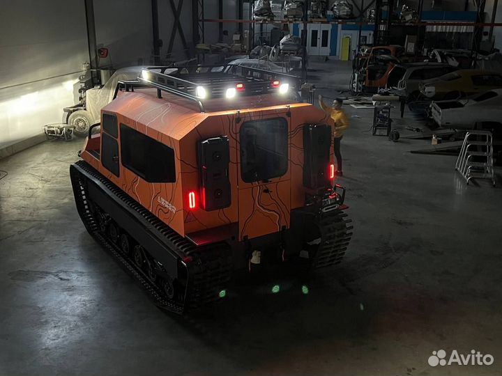 Гусеничный снегоболотоход амфибия