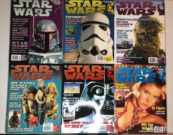 Журналы Star Wars 1997-1998 года на английском