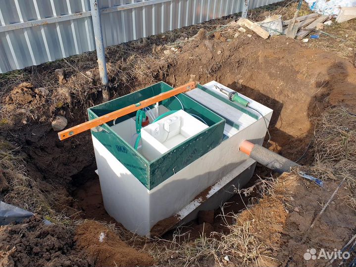 Септик под ключ без откачки