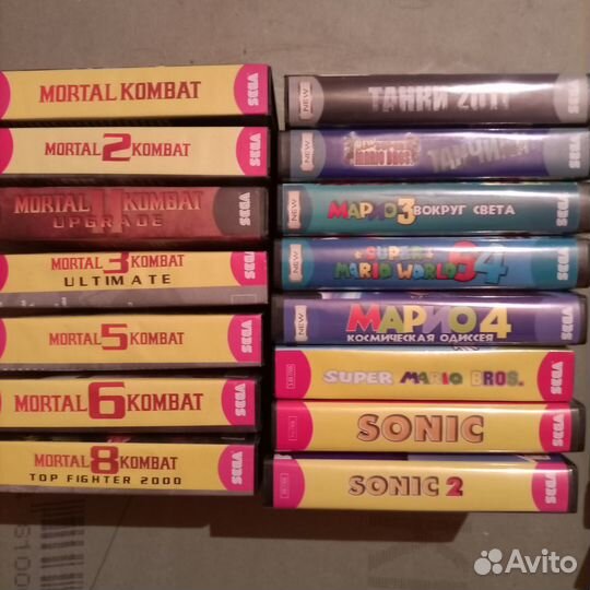 Картриджи на Sega \ Dendy