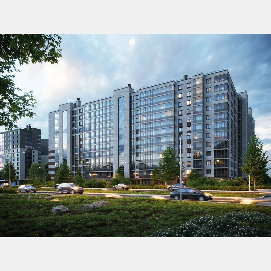 1-к. квартира, 32,1 м², 12/12 эт.