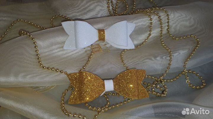 Бантики Заколки Резинки для волос