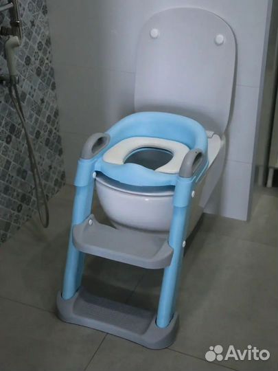 Сидушка на унитаз со ступенькой детская