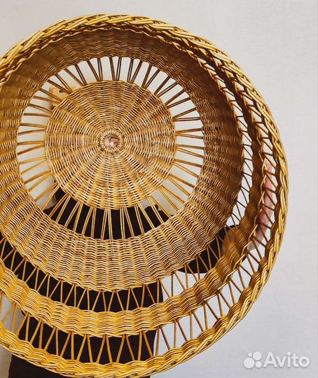 Плетенный абажур