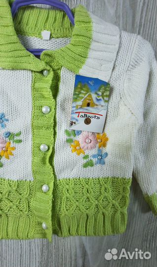 Новая детская кофта для девочки 7-8 лет