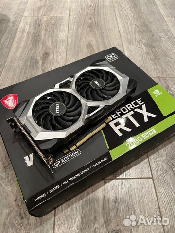 GeForce MSI GTX 2060 8gb super ventus GP OS купить в Москве ...