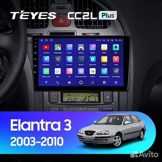 Магнитола Hyundai Elantra 3 2003-2010 Teyes