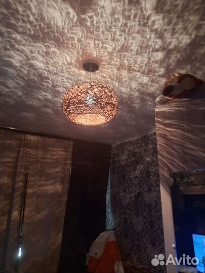 Люстра потолочная,плетёная