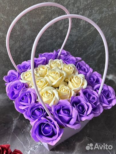 Мыльные розы букеты