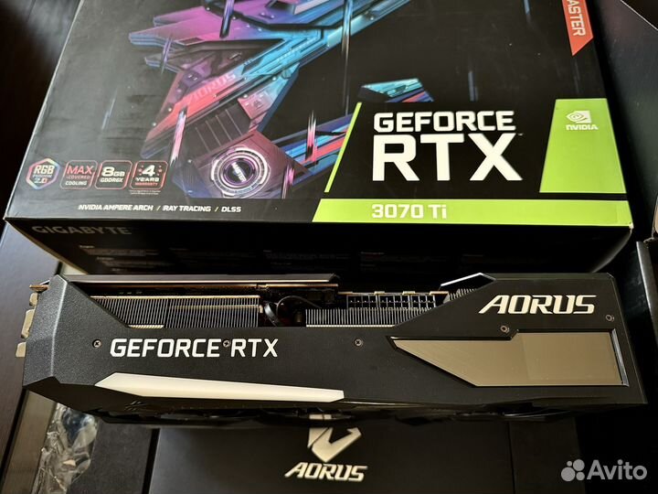 RTX 3070Ti Aorus Master. Топовая видеокарта