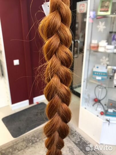 Коса из натуральных волос (42см)