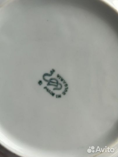 Тарелки суповые фарфор Болгария