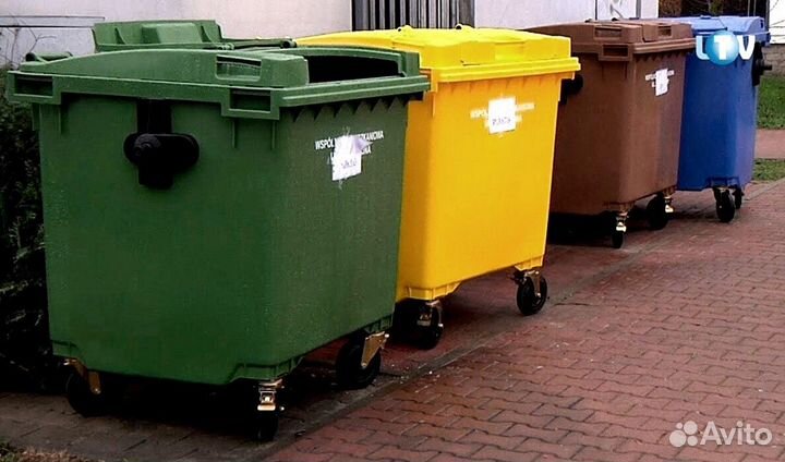 Пластиковый контейнер 1100л. Арт. 7560