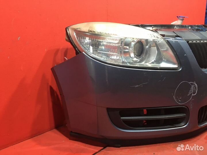 Ноускат Skoda Fabia 2. Передняя часть