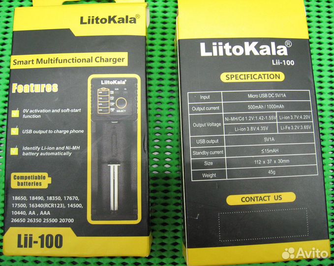 Универсальное зу: LiitoKala Lii-100