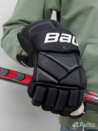 Перчатки хоккейные bauer 1x pro