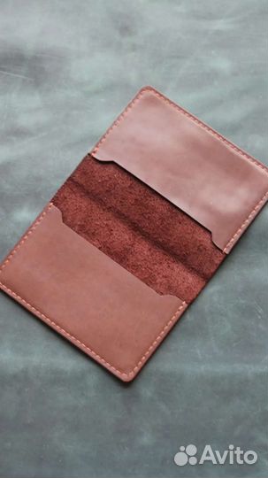 Обложка на паспорт из натуральный кожи