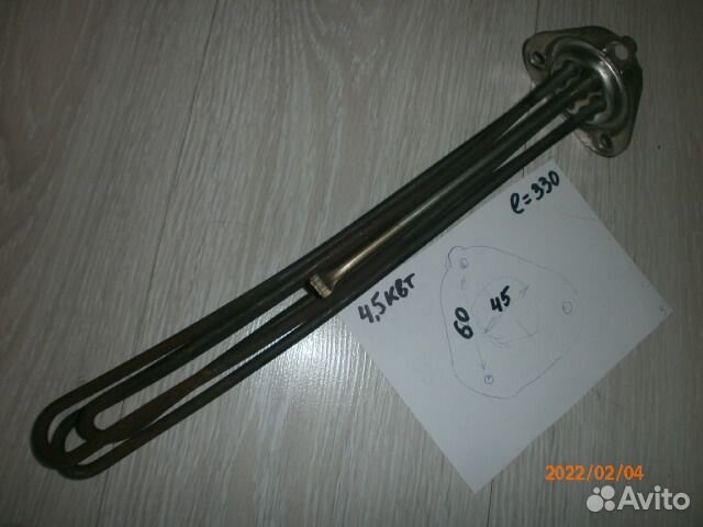 Тэны водяные из нержавейки