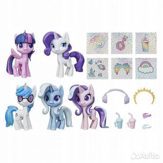 My little pony набор блестящих пони