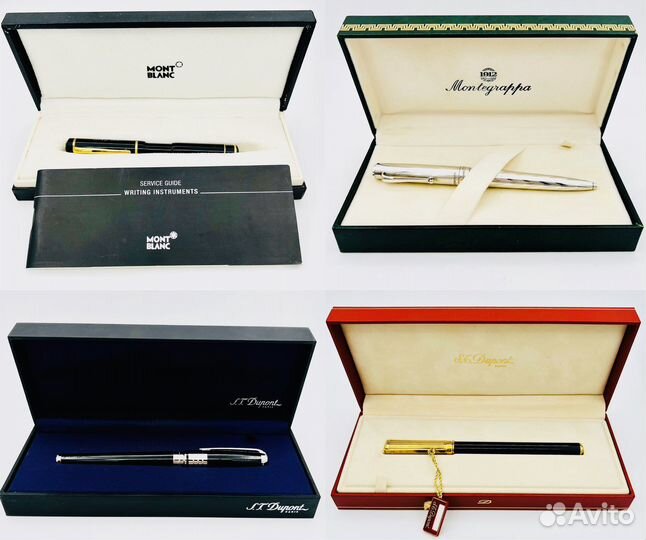 Брендовые ручки Mont Blanc, Dupont, Montegrappa
