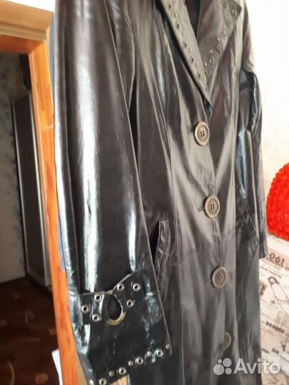 Кожаный плащ женский натуральная кожа