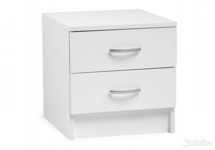 Тумба прикроватная Адайн белое дерево - белое дере