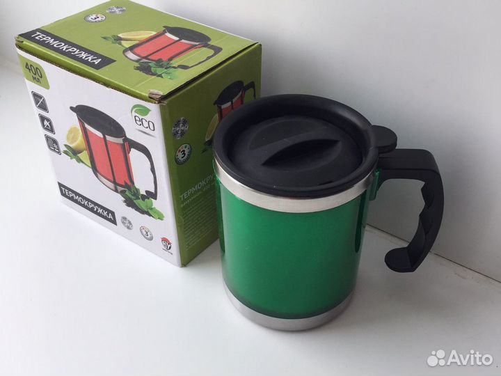 Кружка термо с крышкой 400 мл для Водителя