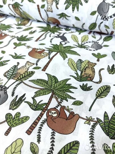 Ткань детская хлопок поплин ширина 150см