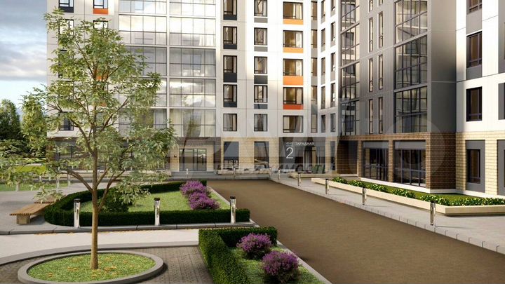 1-к. квартира, 40,1 м², 2/10 эт.