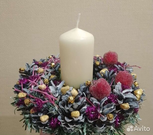 Подсвечник ручная работа