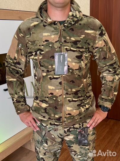 Кофта флисовая тактическая мультикам