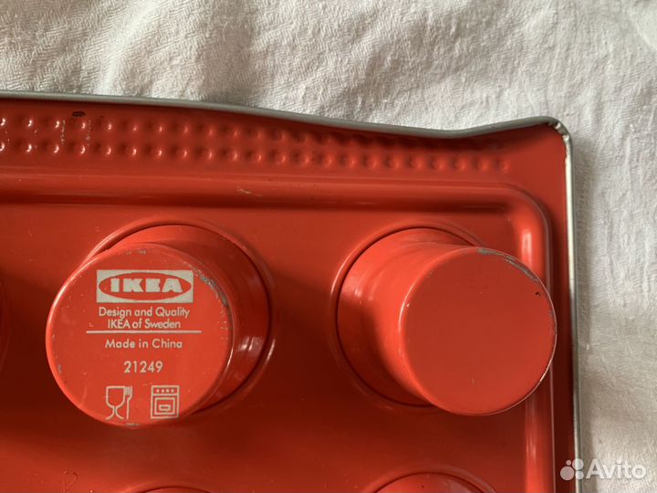 Форма для выпечки IKEA металлическая на 12 ячеек