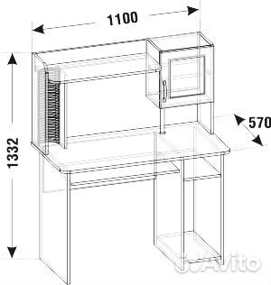 Стол компьютерный ск-012