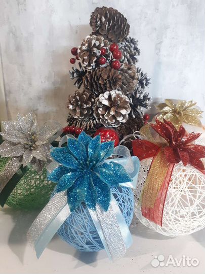 Новогодние игрушки ручной работы