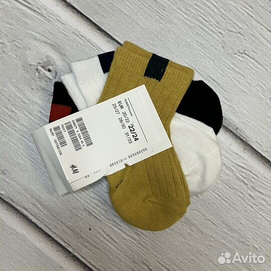 Носки H&M 22/24, 31/33 для мальчика