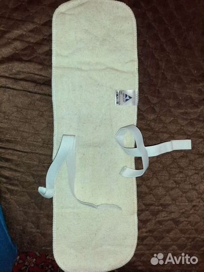 Пояс из верблюжей шерсти. Наколенники вязанные