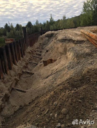 Шпунт ларсена Л4 и Л5 Погружение, Забивка, Аренда